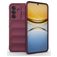 Mobigear Bumpy Samsung Galaxy A37 Hülle Flexibles TPU Backcover - Wine Red