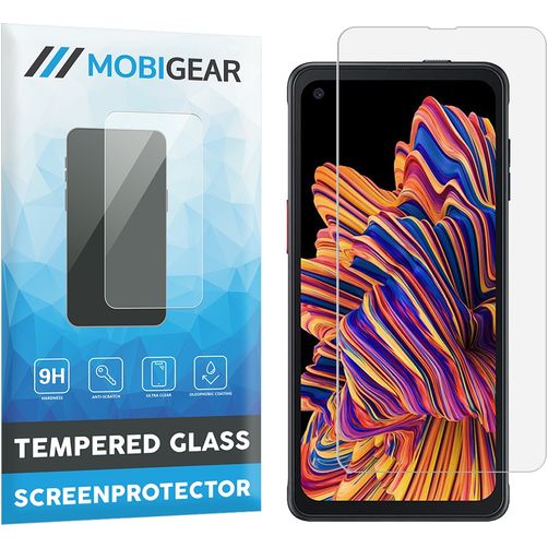 Mobigear Samsung Galaxy Xcover Pro Panzerglas Gehärtetes Glas Displayschutz