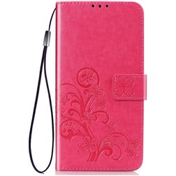 Mobigear Clover Xiaomi Mi 9 Klapphülle Portemonnaie - Pink