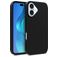 Mobigear Bio iPhone 16 Hülle Umweltfreundliches Backcover - Schwarz