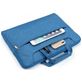 Mobigear Denim Zipper Laptop Umhängetasche 13 - 14 Zoll Laptoptasche - Blau