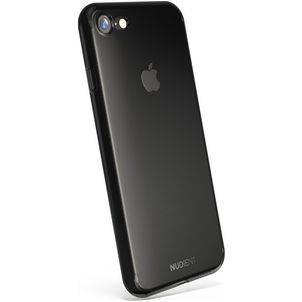 Nudient Thin iPhone SE (2020) Hülle Flexibles TPU Backcover - Ink Black