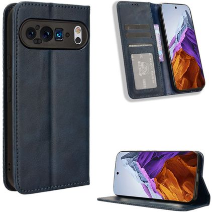 Mobigear Sensation Google Pixel 9 Hülle Klapphülle Geldbörse - Blau