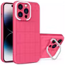 Mobigear Cube iPhone 14 Pro Max Hülle Hardcase Backcover mit Ständer - Magenta