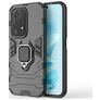 Mobigear Armor Ring HONOR 200 Lite Hülle Hardcase Backcover Stoßfest mit Ringhalter - Schwarz