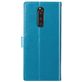 Mobigear Clover Sony Xperia 1 Hülle Klapphülle Geldbörse - Blau