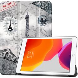 Mobigear Tri-Fold iPad 7 (2019) Hülle Klapphülle - Eiffelturm