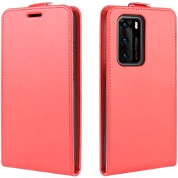 Mobigear Huawei P40 Hülle Flipcase - Rot