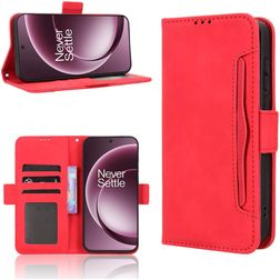 Mobigear Slide Wallet OnePlus 15 Hülle Klapphülle Geldbörse - Rot