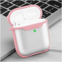 Mobigear Shockproof Apple AirPods 1 Stoßfeste Hardcase Hülle - Pink