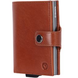 Valenta Card Case Plus Kartenetui - 8 Karten - Braun