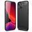 Mobigear Brushed Slim iPhone 13 Hülle Flexibles TPU Backcover - Schwarz