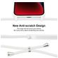 Mobigear Lanyard iPhone 14 Silikon Handykette - Weiß