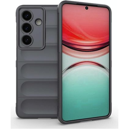Mobigear Bumpy Samsung Galaxy S26 Hülle Flexibles TPU Backcover - Grau