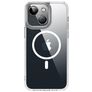 Valenta Trend iPhone 13 MagSafe Hülle Hardcase Backcover - Transparent / Weiß