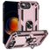 Mobigear Armor Ring iPhone 17e Hülle Hardcase Backcover Stoßfest mit Ringhalter - Roségold