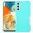 Mobigear Non-slip Armor Samsung Galaxy A14 Hülle Hardcase Backcover Stoßfest - Türkis