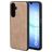 Mobiparts Classic Samsung Galaxy A17 MagSafe TPU / Kunstleder Backcover - Moonstone Beige
