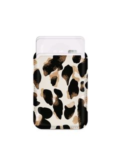 MIO Kartenetui - 3 Karten - MagSafe Kompatibel - Leopard