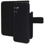 Mobiparts Samsung Galaxy A16 MagSafe Hülle Echtes Leder Abnehmbare 2in1 Klapphülle Geldbörse - Schwarz