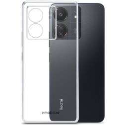 Mobilize Gelly Durchsichtig Xiaomi Redmi 13C Hülle Flexibles TPU Backcover - Transparent
