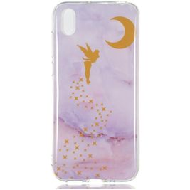 Mobigear Marble Huawei Y5 (2019) Hülle Flexibles TPU Backcover - Elf