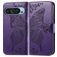 Mobigear Butterfly Google Pixel 9 Hülle Klapphülle Geldbörse - Dark Purple