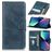 Mobigear Classy iPhone 14 Plus Hülle Klapphülle Geldbörse - Blau