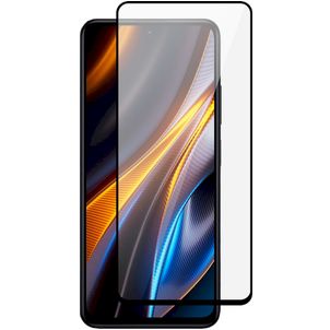 Mobigear Premium POCO X4 GT Panzerglas Gehärtetes Glas Displayschutz - Hüllenfreundlich - Schwarz