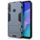 Mobigear Armor Stand Huawei P40 Lite E Hülle Hardcase Backcover Stoßfest mit Ständer - Blau