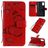 Mobigear Butterfly Samsung Galaxy A41 Hülle Klapphülle Geldbörse - Rot