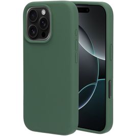 Mobiparts iPhone 16 Pro Silikon Hülle Backcover - Forest Green