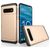 Mobigear Card Samsung Galaxy S10 Plus Hülle Hardcase Backcover Stoßfest mit Kartenhalter - Roségold