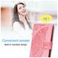 Mobigear Butterfly Samsung Galaxy A40 Hülle Klapphülle Geldbörse - Grau