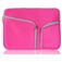 Mobigear Double Zipper Neopren Laptop Sleeve 12 Zoll Laptop Hülle - Pink