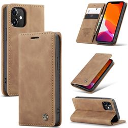 CaseMe 013 iPhone 12 Mini Klapphülle Portemonnaie - Braun