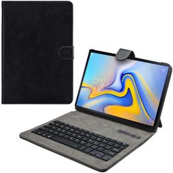 Mobilize Premium Bluetooth Samsung Galaxy Tab A 10.5 (2018) Hülle QWERTZ Bluetooth Tastatur Klapphülle - Schwarz