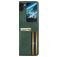 Mobigear Excellent Wallet OPPO Find N2 Flip Hülle Hardcase Backcover - Grün