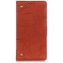 Mobigear Ranch Alcatel 1C (2019) Hülle Klapphülle Geldbörse - Cognac