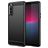 Mobigear Brushed Slim Sony Xperia 10 V TPU (flexibel) Backcover - Schwarz