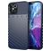 Mobigear Groove iPhone 12 Pro Max Hülle Flexibles TPU Backcover - Blau