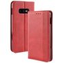 Mobigear Sensation Samsung Galaxy S10e Hülle Klapphülle Geldbörse - Rot
