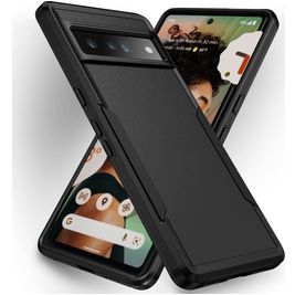 Mobigear Heavy Armor Google Pixel 7 Pro Hülle Hardcase Backcover Stoßfest - Schwarz