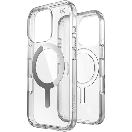 Speck Presidio Perfect Clear Durchsichtig iPhone 16 Pro MagSafe Hülle Hardcase Backcover Stoßfest - Transparent