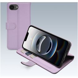 Mobilize Premium Gelly iPhone 16e Hülle Klapphülle Geldbörse - Lila
