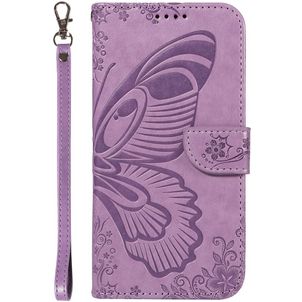 Mobigear Butterfly Samsung Galaxy S25 Hülle Klapphülle Geldbörse - Lila