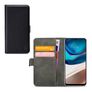 Mobilize Classic Gelly Wallet Motorola Moto G42 Hülle Klapphülle Geldbörse - Schwarz