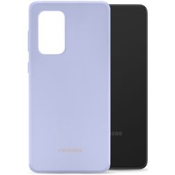Mobilize Rubber Gelly Samsung Galaxy A33 Hülle Flexibles TPU Backcover - Pastel Purple