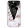 Mobigear Marble iPhone XS Max Hülle Flexibles TPU Backcover - Leaves
