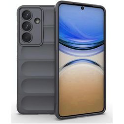 Mobigear Bumpy Samsung Galaxy S26 Plus Hülle Flexibles TPU Backcover - Grau